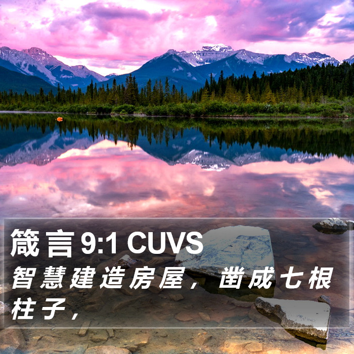 箴 言 9:1 CUVS Bible Study