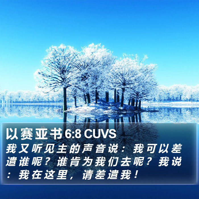 以 赛 亚 书 6:8 CUVS Bible Study