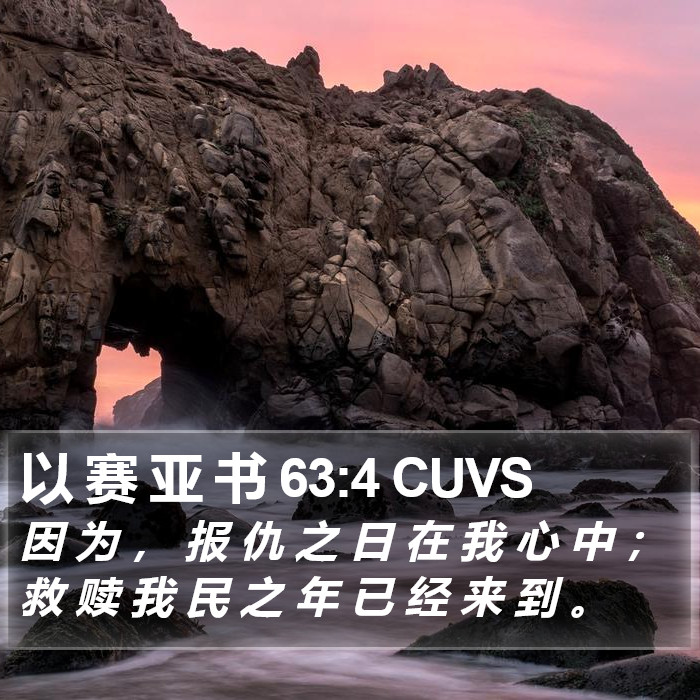 以 赛 亚 书 63:4 CUVS Bible Study