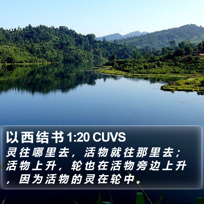 以 西 结 书 1:20 CUVS Bible Study