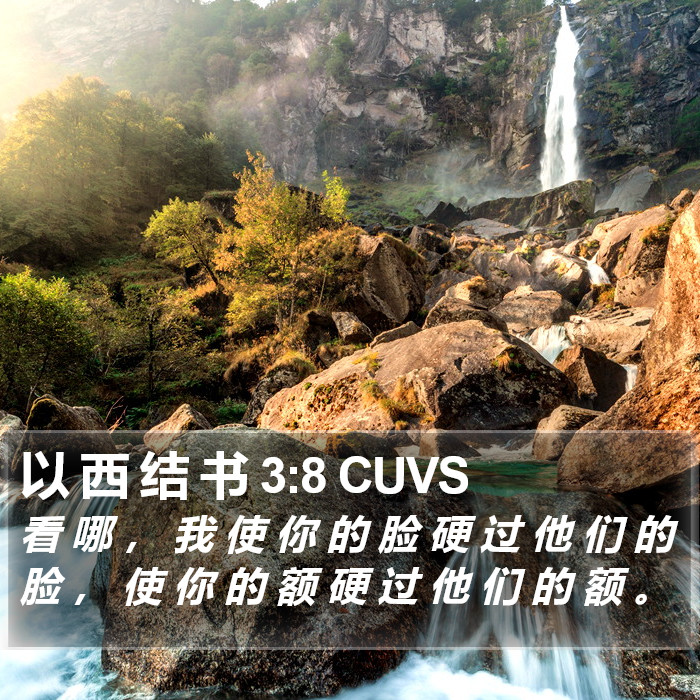 以 西 结 书 3:8 CUVS Bible Study