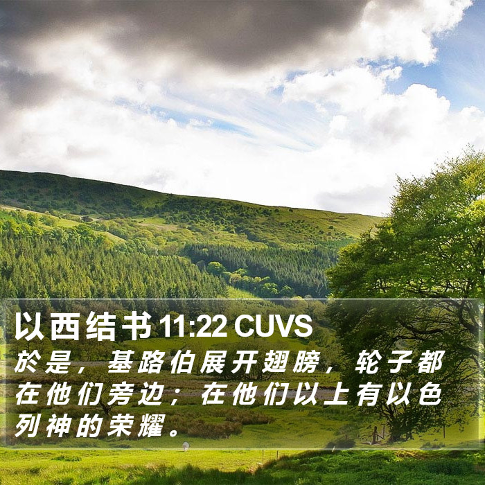 以 西 结 书 11:22 CUVS Bible Study