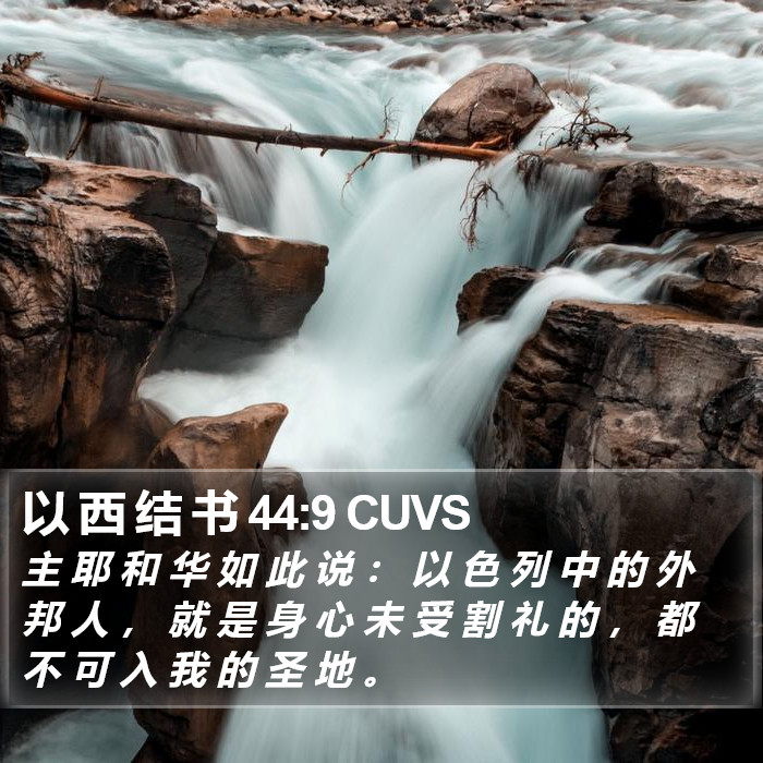 以 西 结 书 44:9 CUVS Bible Study