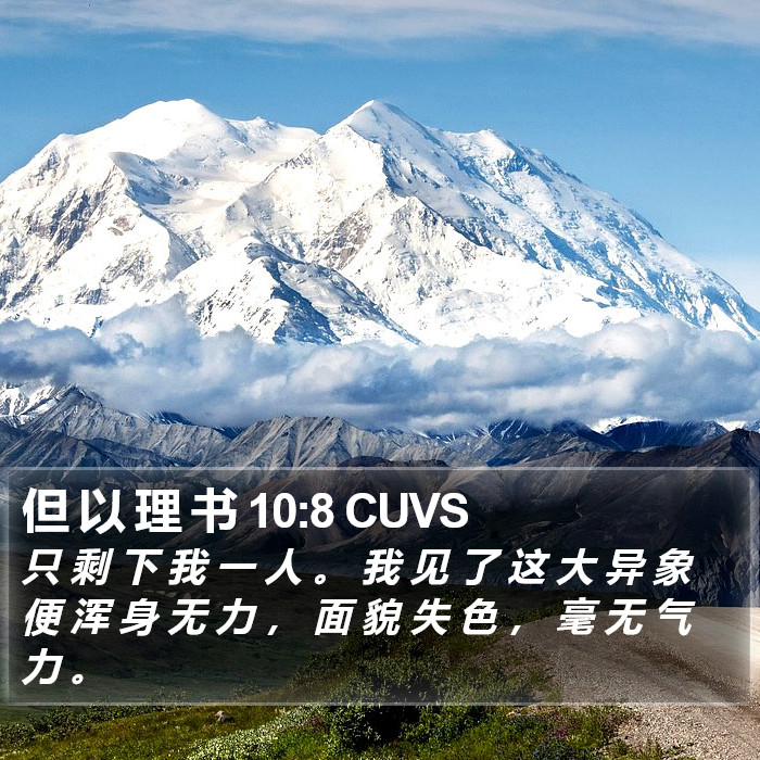 但 以 理 书 10:8 CUVS Bible Study
