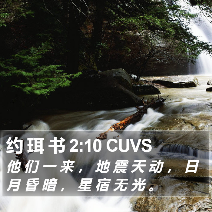 约 珥 书 2:10 CUVS Bible Study