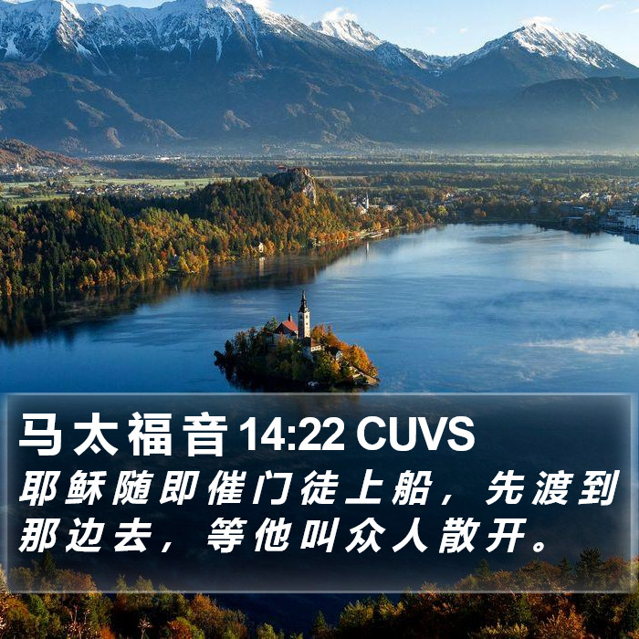 马 太 福 音 14:22 CUVS Bible Study