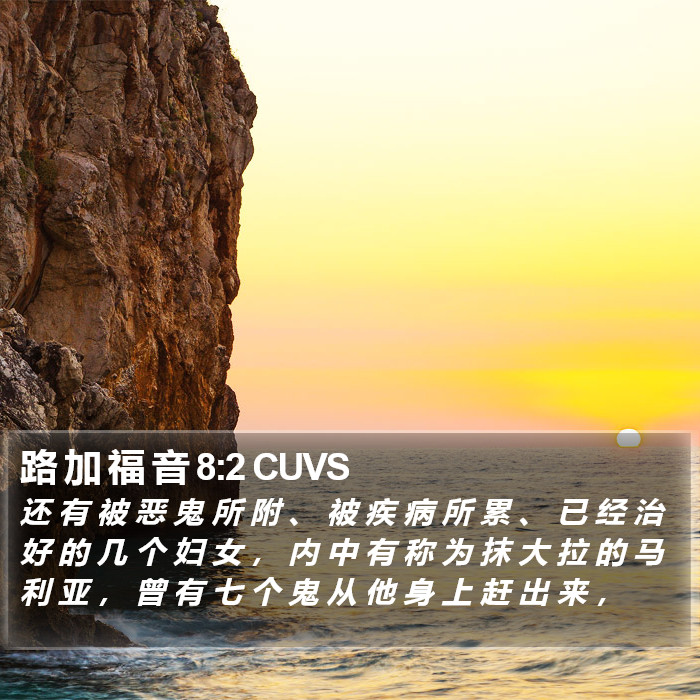 路 加 福 音 8:2 CUVS Bible Study