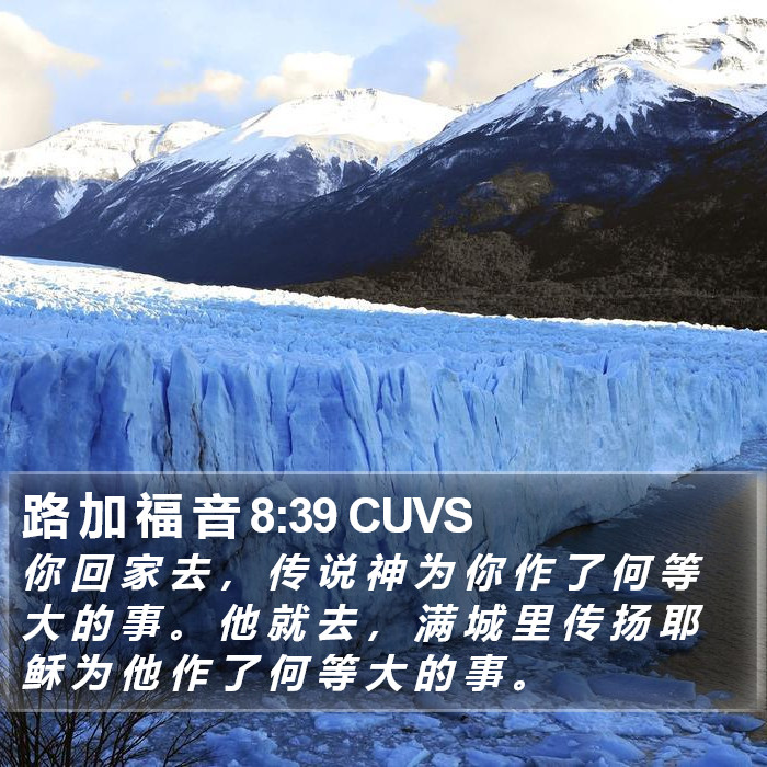 路 加 福 音 8:39 CUVS Bible Study