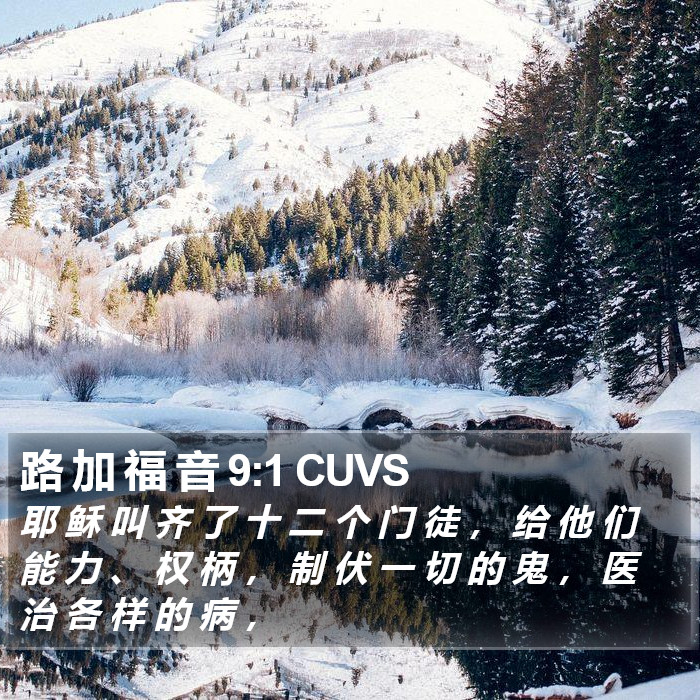 路 加 福 音 9:1 CUVS Bible Study