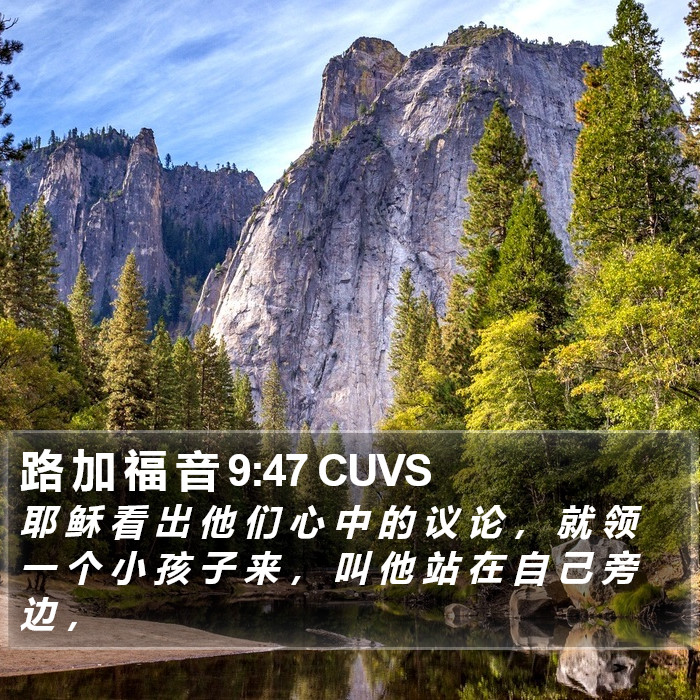 路 加 福 音 9:47 CUVS Bible Study
