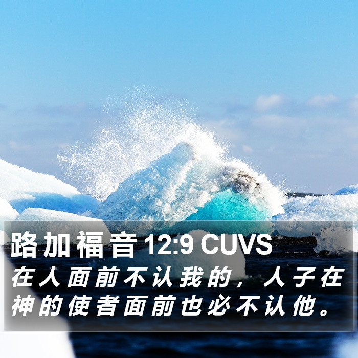 路 加 福 音 12:9 CUVS Bible Study