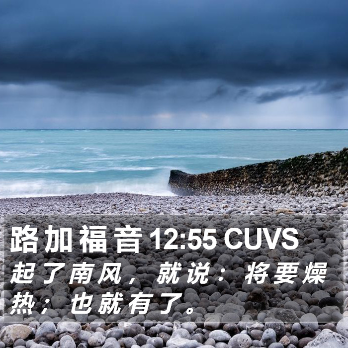 路 加 福 音 12:55 CUVS Bible Study