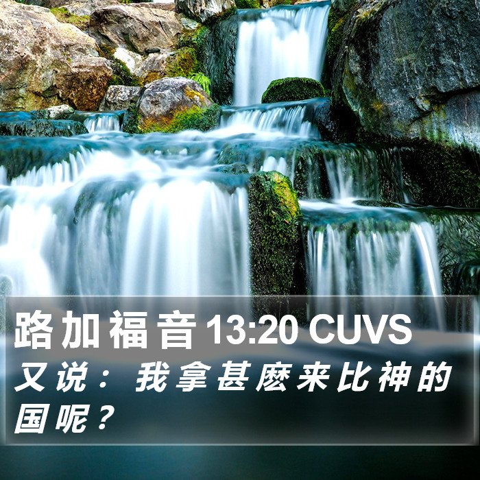 路 加 福 音 13:20 CUVS Bible Study