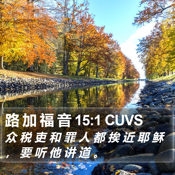 路 加 福 音 15:1 CUVS Bible Study