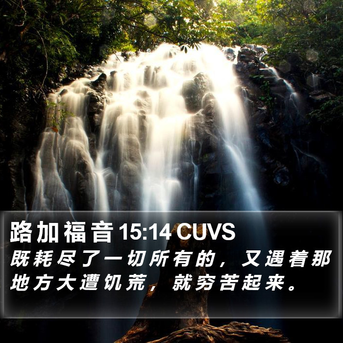 路 加 福 音 15:14 CUVS Bible Study