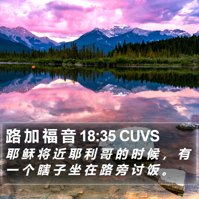 路 加 福 音 18:35 CUVS Bible Study