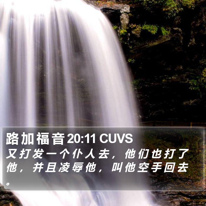 路 加 福 音 20:11 CUVS Bible Study