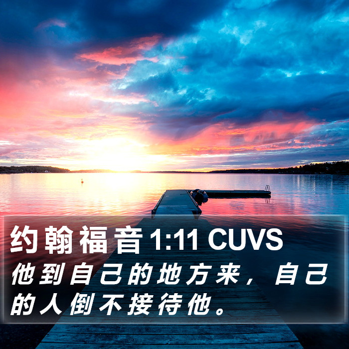 约 翰 福 音 1:11 CUVS Bible Study