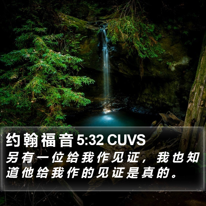 约 翰 福 音 5:32 CUVS Bible Study