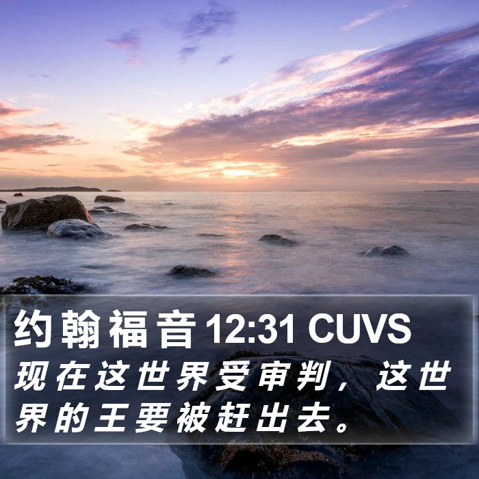 约 翰 福 音 12:31 CUVS Bible Study