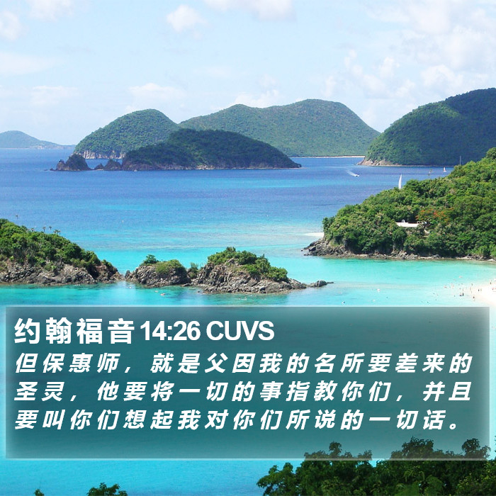 约 翰 福 音 14:26 CUVS Bible Study