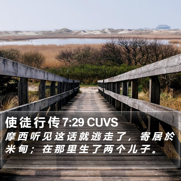 使 徒 行 传 7:29 CUVS Bible Study