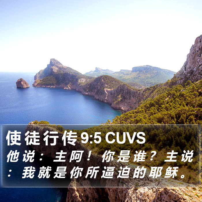 使 徒 行 传 9:5 CUVS Bible Study