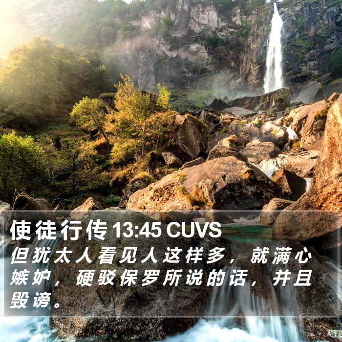 使 徒 行 传 13:45 CUVS Bible Study