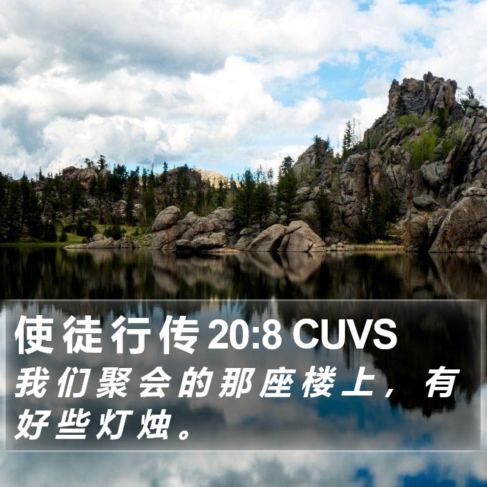 使 徒 行 传 20:8 CUVS Bible Study