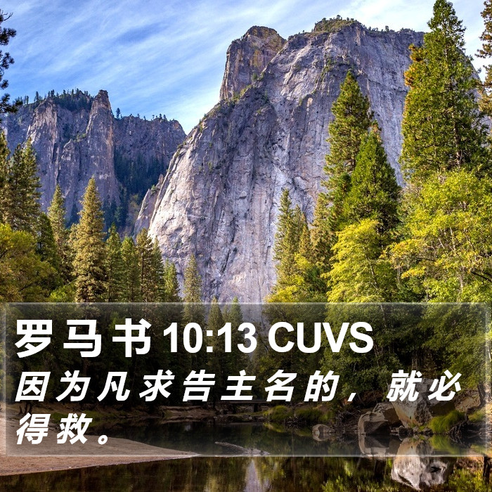 罗 马 书 10:13 CUVS Bible Study