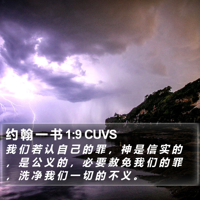 约 翰 一 书 1:9 CUVS Bible Study