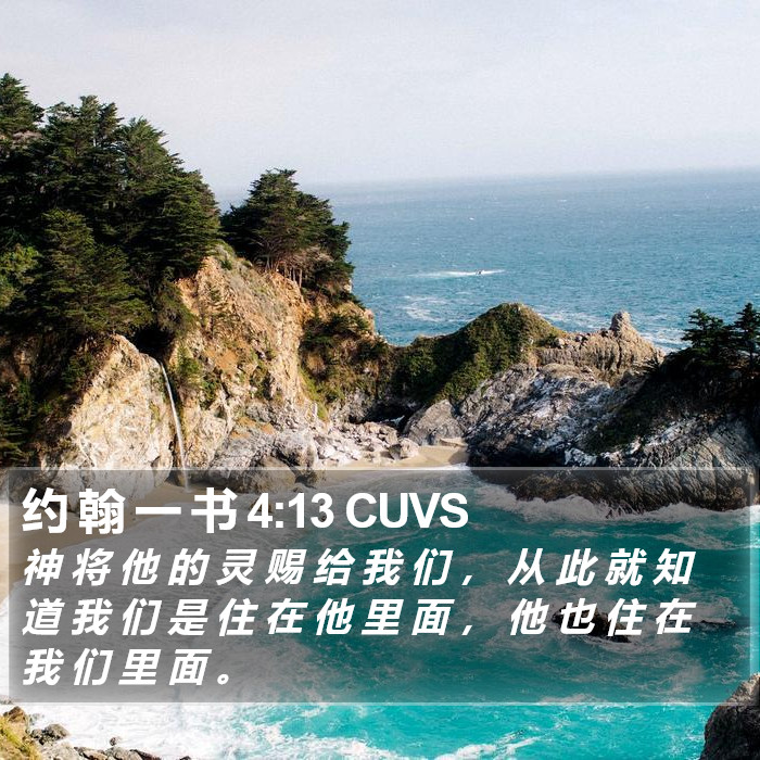 约 翰 一 书 4:13 CUVS Bible Study