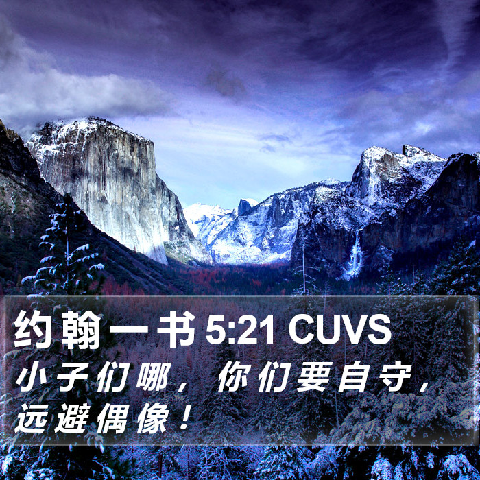 约 翰 一 书 5:21 CUVS Bible Study