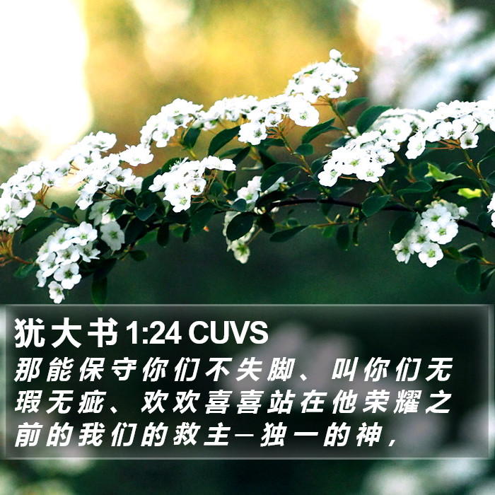 犹 大 书 1:24 CUVS Bible Study