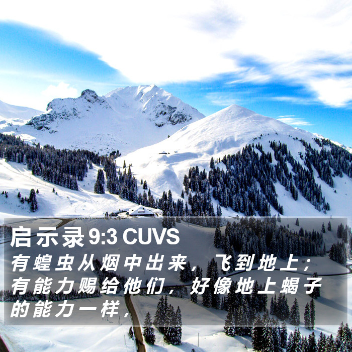 启 示 录 9:3 CUVS Bible Study