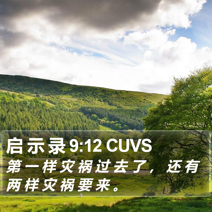 启 示 录 9:12 CUVS Bible Study