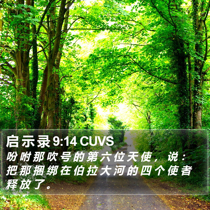 启 示 录 9:14 CUVS Bible Study