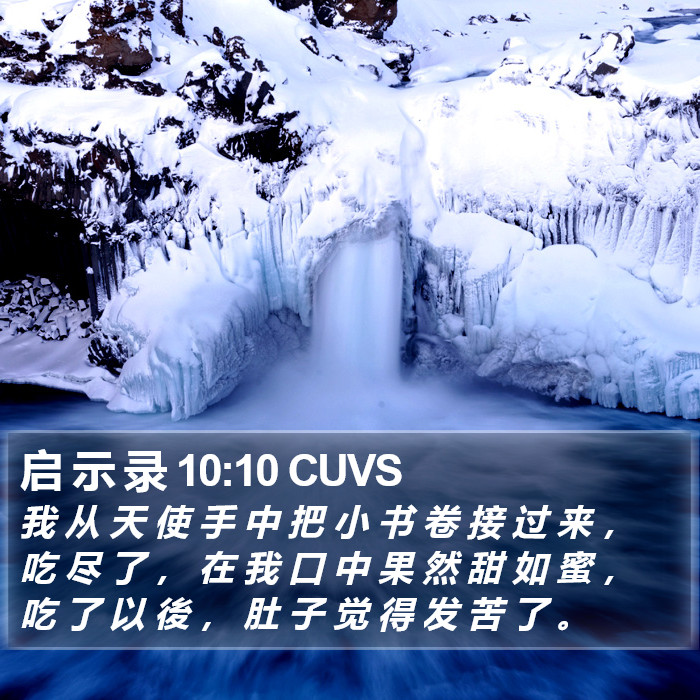 启 示 录 10:10 CUVS Bible Study