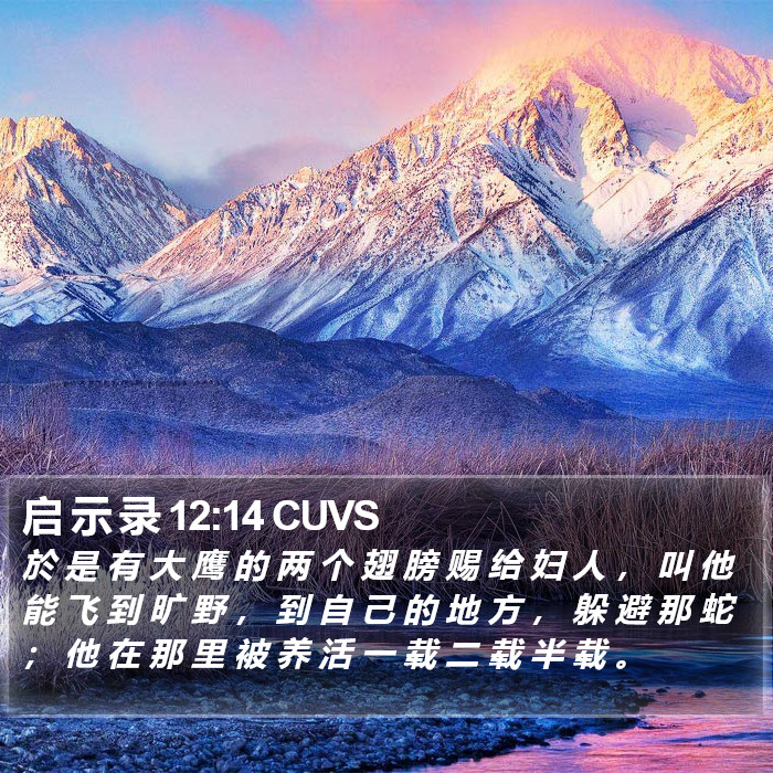 启 示 录 12:14 CUVS Bible Study