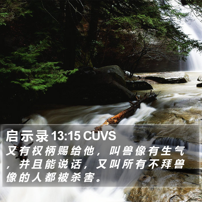 启 示 录 13:15 CUVS Bible Study
