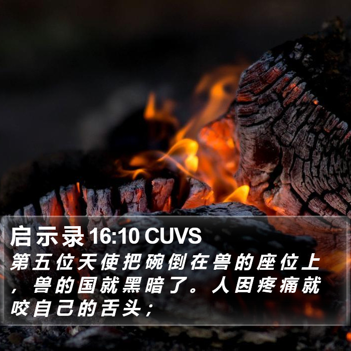启 示 录 16:10 CUVS Bible Study